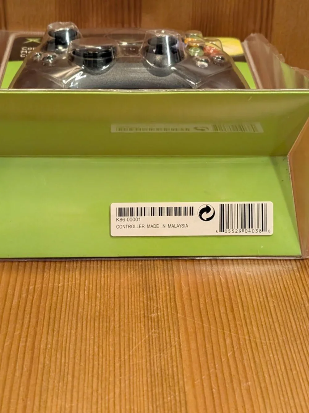 Original Xbox Controller S Official OEM 2002 Brand New Sealed - Package Damaged
